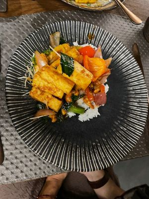 Cashew stir fry at Golden Monkey Thai in Limassol