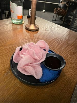 Sweet potato appetizer at Golden Monkey Thai in Limassol