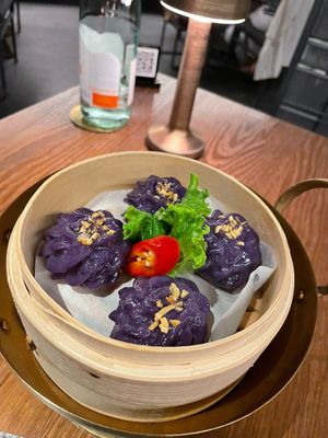 Flour dumplings at Golden Monkey Thai in Limassol