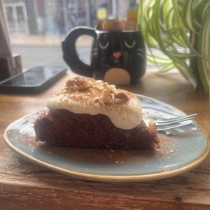 Carrot cake   at Kattencafé Op z'n Kop in Groningen