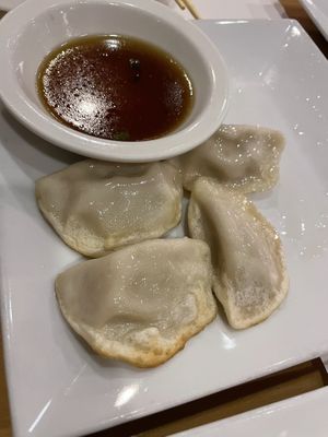 Pan Fried Dumplings  at SuTao Cafe in Malvern