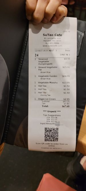  at SuTao Cafe in Malvern