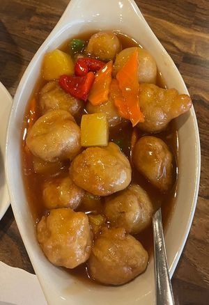 Sweet & Sour Chickenn  at SuTao Cafe in Malvern