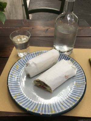Panini vegano at re BiO in Rome
