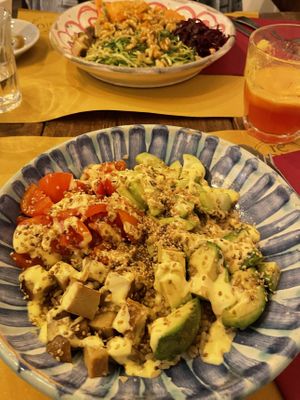 Self-created bowl  at re BiO in Rome