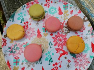 Vegan macarons at Moulin d'Elise in Morlaix