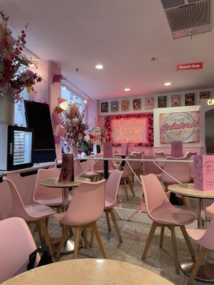 Inside  at Eiscafe Cortina in Cologne