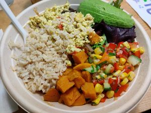 Tofu Scramble Bowl at NuLeaf in New York City