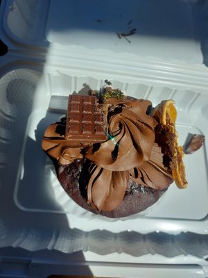 Vegan pastry at Posada Real in Liberia