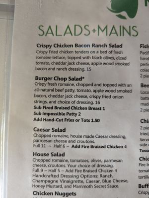  at Mammoth Burger Company in Stanwood