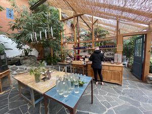 Inside  at Kretsloppshuset in Moersil