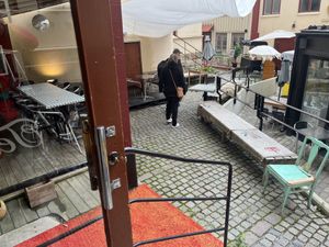 Outside area  at Norra Station Café in Ostersund