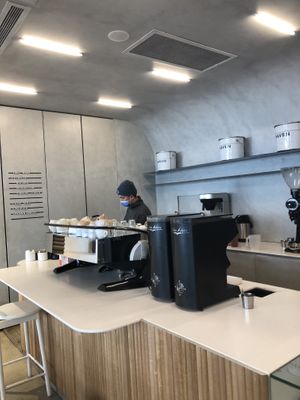 Milk lab. Soy boy. Oatley   at Haven Specialty Coffee in Rosebery