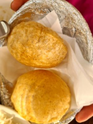 Puri at Sampoorna Vegetarian Surprise in Mount Waverley