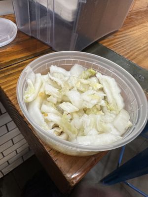 Not the best pickled veg  at Stick To My Pot in New York City