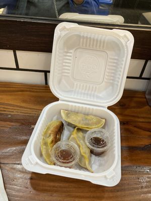 Vegan dumplings 🥟  at Stick To My Pot in New York City