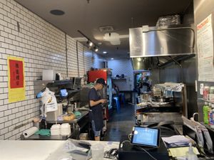 Cooking area  at Stick To My Pot in New York City