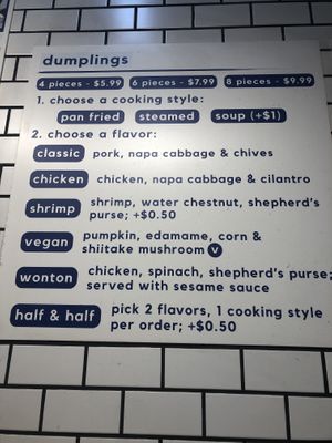 Menu   at Stick To My Pot in New York City