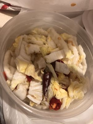 Pickled cabbage   at Stick To My Pot in New York City
