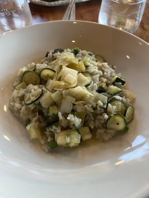 Vegetable risotto  at Fraser's in West Perth