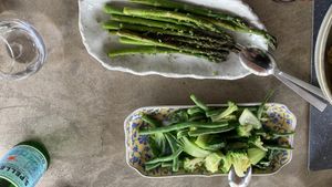 Asparagus & seasonal veggies (sides)  at Fraser's in West Perth