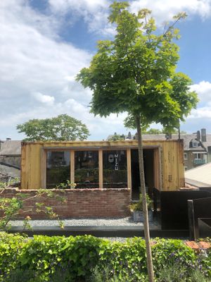 MIZU tea house rooftop Graace Hotel Luxembourg at MIZU in Luxembourg City