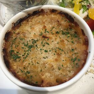 Vegan lasagna (soy milk based) at Plant Based Tokyo in Tokyo