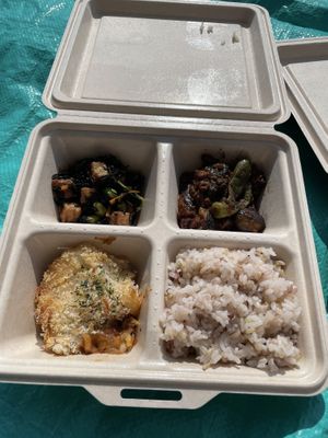 Takeout bento at Plant Based Tokyo in Tokyo