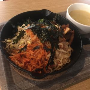 Dolsot bibimbap  at Plant Based Tokyo in Tokyo