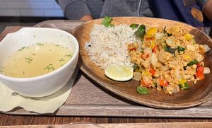 Gapao rice  at Plant Based Tokyo in Tokyo