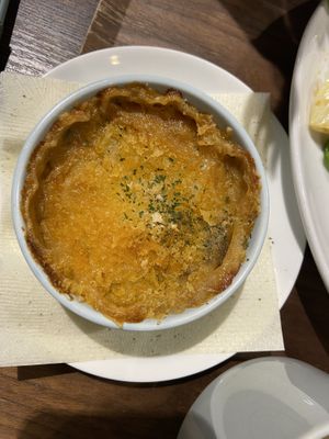 “Sea urchin” gratin   at Plant Based Tokyo in Tokyo