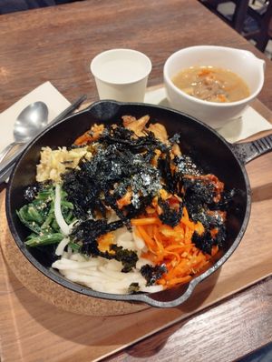 A take on Bibimbap at Plant Based Tokyo in Tokyo