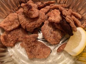“Chicken” chips.   at Plant Based Tokyo in Tokyo