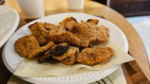 chicken skin at Plant Based Tokyo in Tokyo