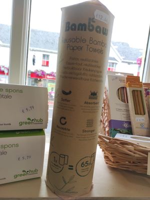 Reusable towels at Quay Co Op in Ballincollig