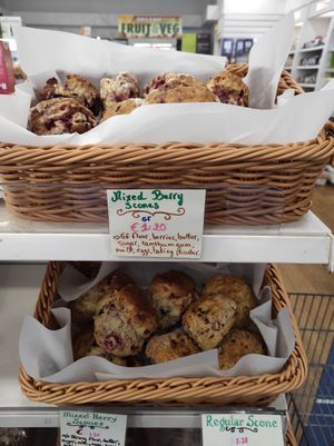 Vegan scones at Quay Co Op in Ballincollig