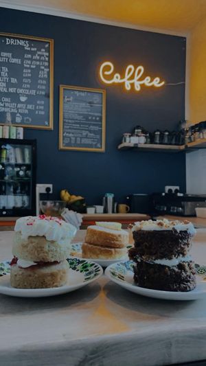 Amazing cakes! at Little Green Refills in Abergavenny