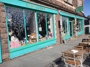 Outside at Little Green Refills in Abergavenny