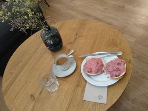 Bagel at Delish Vegan Doughnuts - Malasaña in Madrid