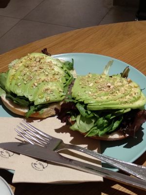 Bagel at Delish Vegan Doughnuts - Malasaña in Madrid