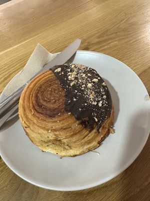 Hazelnut Croissant Roll  at Delish Vegan Doughnuts - Malasaña in Madrid
