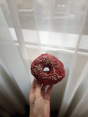 Red velvet   at Delish Vegan Doughnuts - Malasaña in Madrid