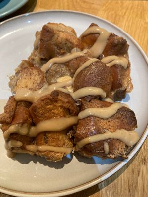 Biscoff pudding at Delish Vegan Doughnuts - Malasaña in Madrid