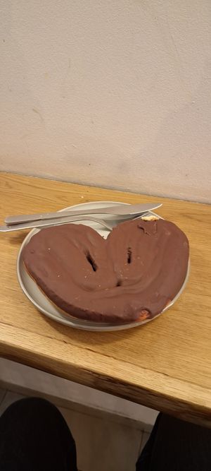 Palmier de chocolate at Delish Vegan Doughnuts - Malasaña in Madrid