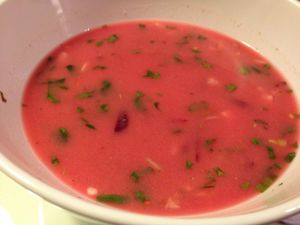 soup at Catering Raw.z in Bucharest