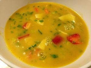 soup at Catering Raw.z in Bucharest