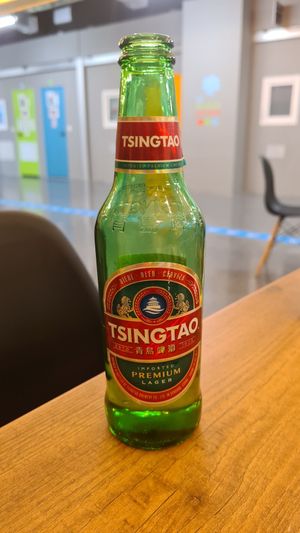 Chinese beer at FinaFilipina in Madrid
