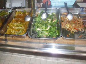 The food offer. at Jay House in Chumphon