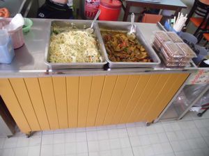 The food offer. at Jay House in Chumphon