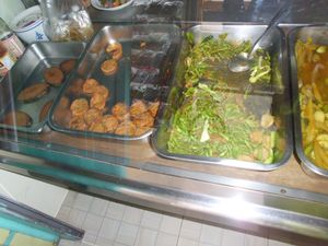 The food offer. at Jay House in Chumphon